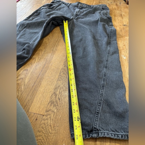 Banana Republic High Rise Barrel Leg Jeans Gray Wash SZ 14 Wide Leg - Picture 5 of 5